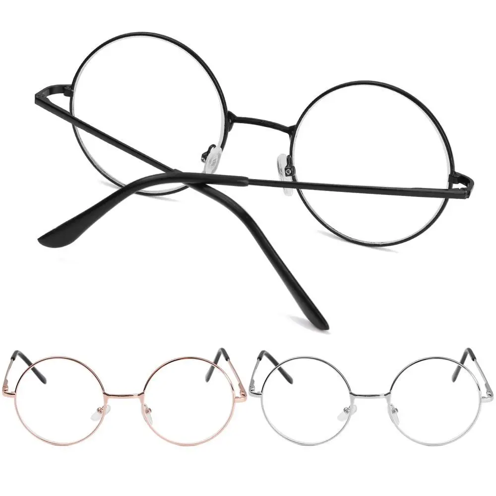 Metal Round Vintage Myopia Glasses Women Men Reading Glasses Vision Care -1.00~-4.00 Diopter Flexible Portable Myopia Eyeglasses