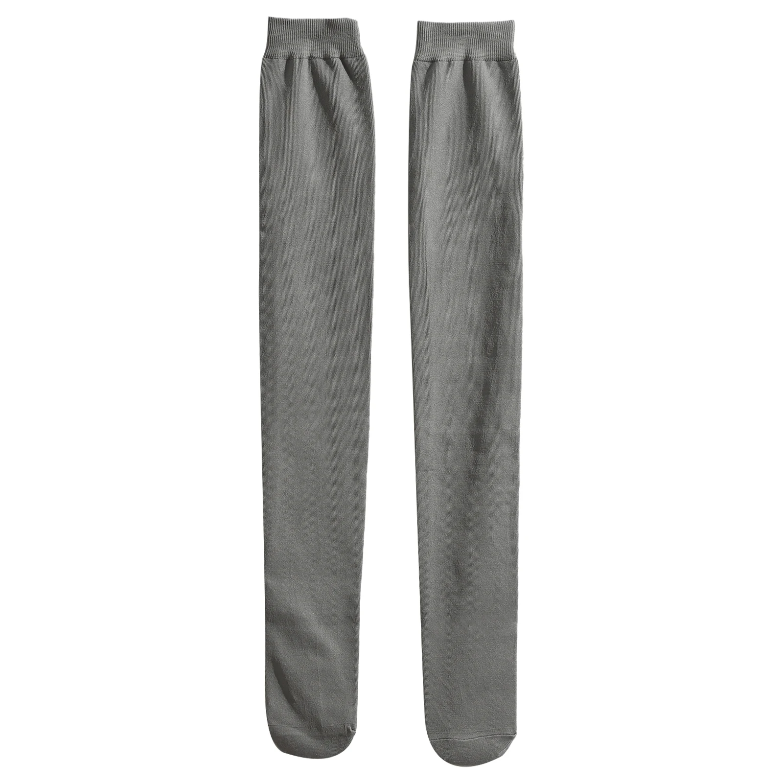 1 쌍 남성 유행 신축성 무릎 높이 양말 모든 일치하는 솔리드 컬러 스타킹 작업 통근 비즈니스를위한 의상 액세서리