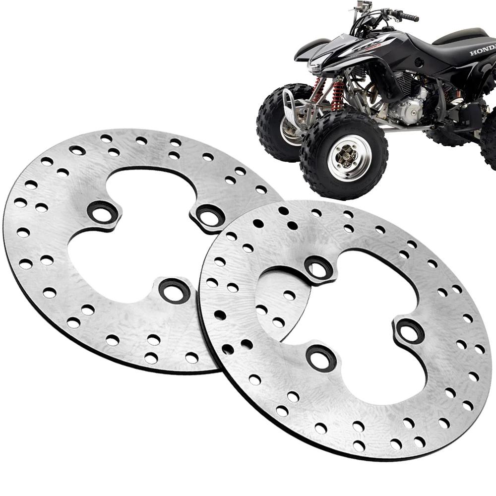 ATV Front Brake Disc Rotor For Honda TRX250EX TRX300EX TRX300X TRX400EX TRX400X TRX450ER TRX450R Sportrax 250EX 300 400 EX/X 450