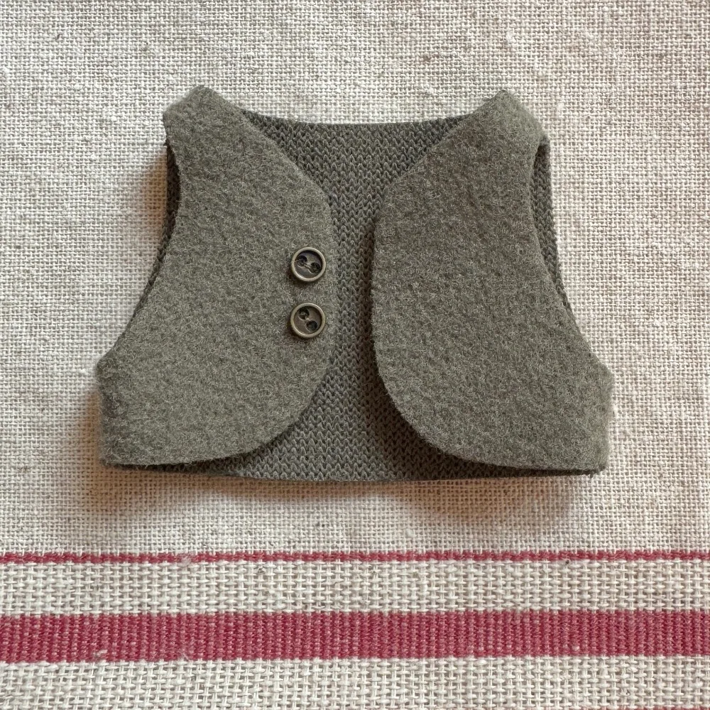 Mini Tank Top Ubranko Bez Rękawów Koszulka Bawełniana Kostium Kamizelka dla 10~15cm Akcesoria