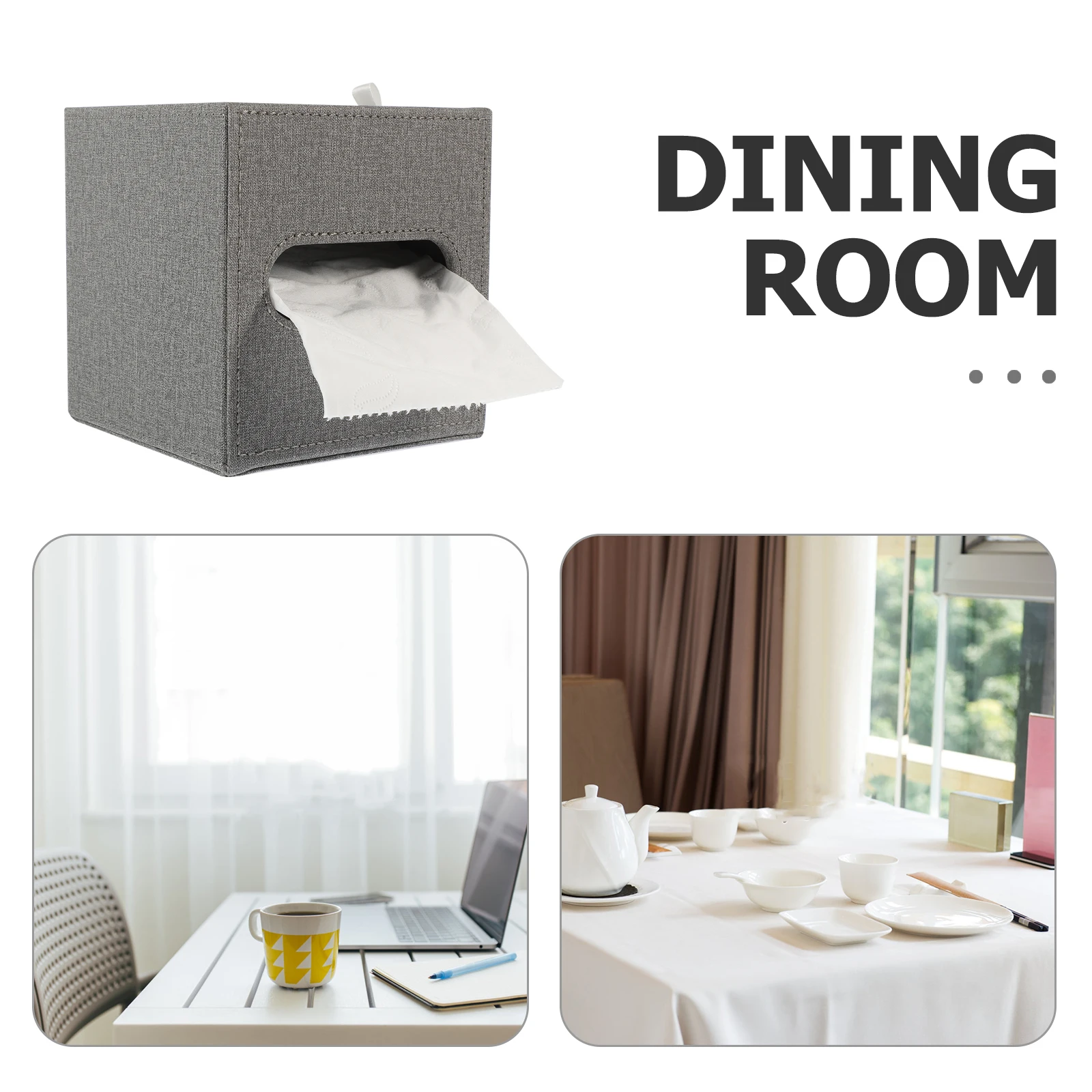 

Pu Tissue Box Cover Multi-Functional Roll Paper Holder For Bathroom Home Office Car Small Napkin Box Compact Size