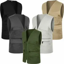 Korean Fishing Vest Quick Dry Fish Vest Breathable Material Fishing Jacket Outdoor Sport Survival Utility Safety Waistcoat