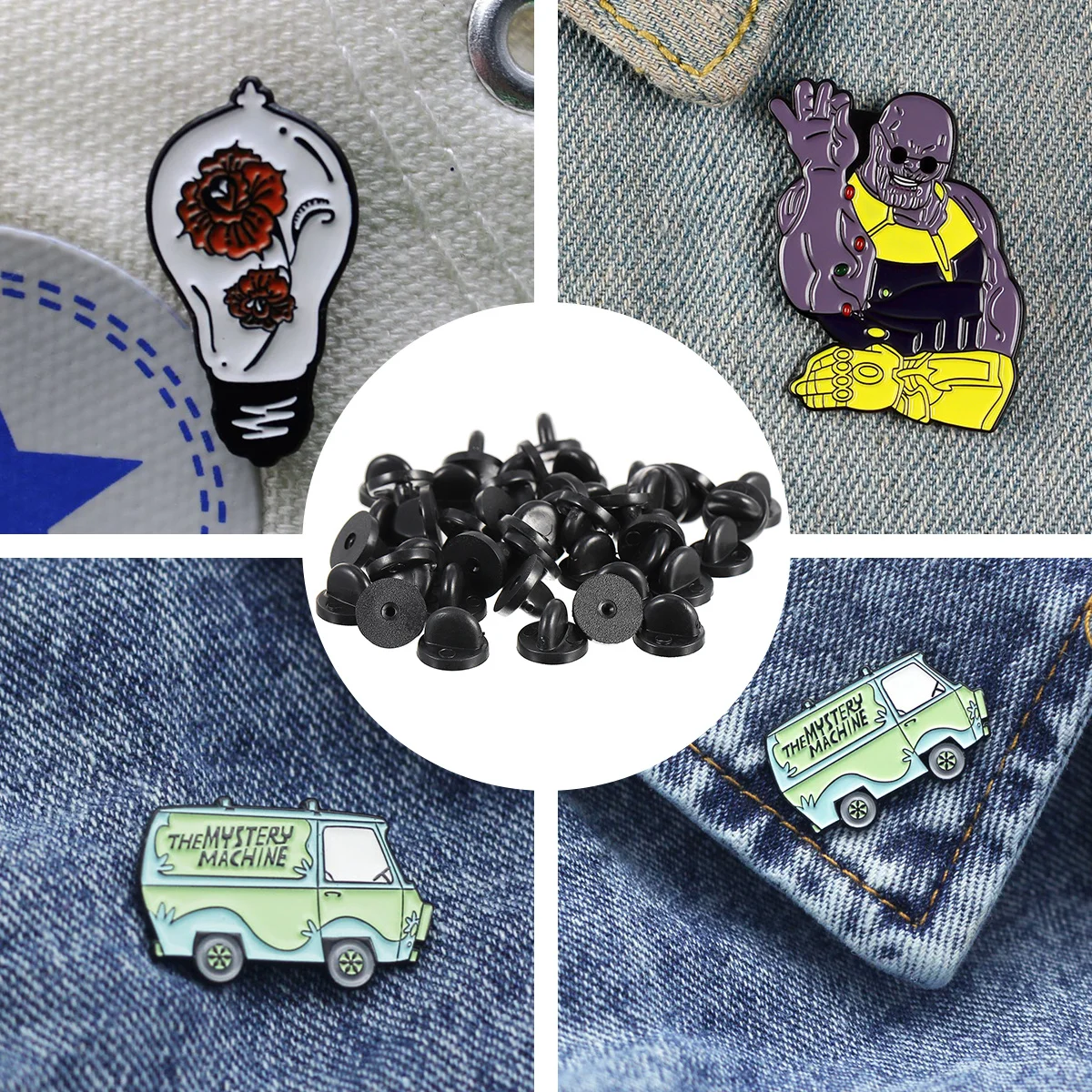 

200 шт., брошь, булавки на спине, легко снимается, медный клатч, использование для униформы, значки, булавки для лацканов, сделай сам, брошь, пряжки, кнопки для галстука