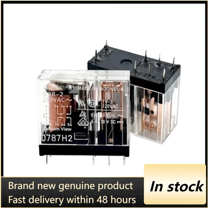 New 1pcs/lot G2R-1 2 14 24 1A 1-E-5V DC12V 24V 24V 48V AC220 relay
