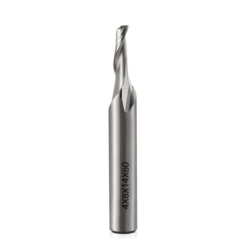 

652F Highly Speed Steel Single Flute End Mill Cutter For Aluminum Routings Highly Speed Steel Cutter Metal Cutting Tool