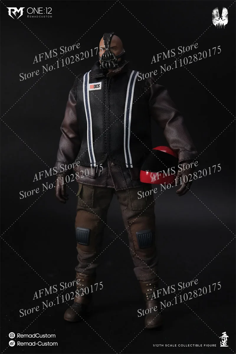 Remad Custom RM-001 1/12 Scale Collectible Figure Destroyer Bat Killer Bain Full Set 6Inch Male Soldier Action Figure Model