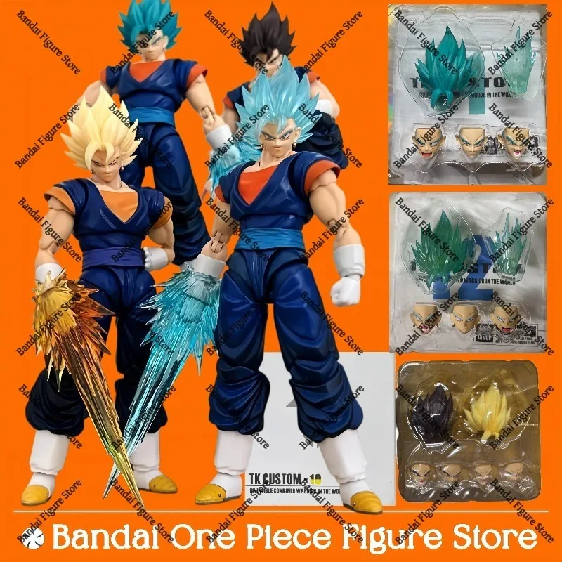 

Изготовленная на заказ голова-скульпт для фигурки Vegetto (Dragon Ball Z, Blue Super Saiyan) 10/11/12 SHF, аксессуар для игрушки