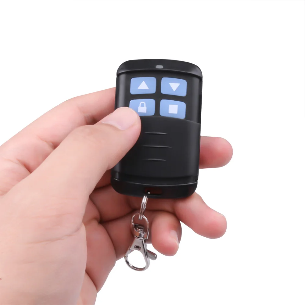 4 Buttons 433Mhz Garage Gate Door Opener Duplicator Copy Remote Controller 433.92MHZ Remote Control Clone Cloning Code Car