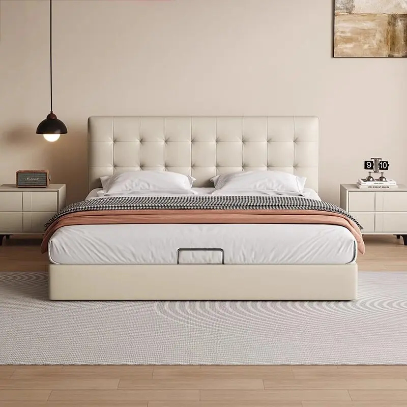 Children Luxury Bed Bedroom Baby Double Modern Floor Girls Wooden Design Sleeping Bed Princess Letto Matrimoniale Home Furniture