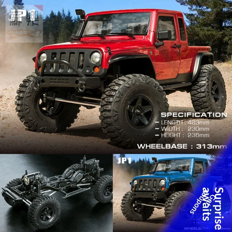 

Радиоуправляемый внедорожный краулер MST Simulated JP1 RTR 4WD с электроприводом, длиной 483 мм и колесной базой 313 мм, подарок