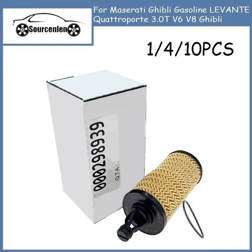 Filtro de aceite para Maserati Ghibli gasolina LEVANTE Quattroporte 3.0T V6 V8 Ghibli OEM: 000298939 311401