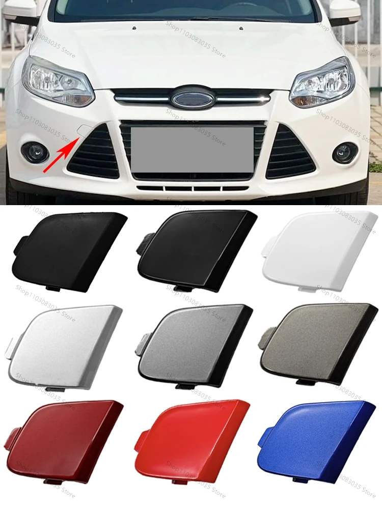 For Ford Focus 3 MK3 2012 2013 2014 Car Front Bumper Tow Hook Cover Cap Trailer Hauling Eye Cover Lid
