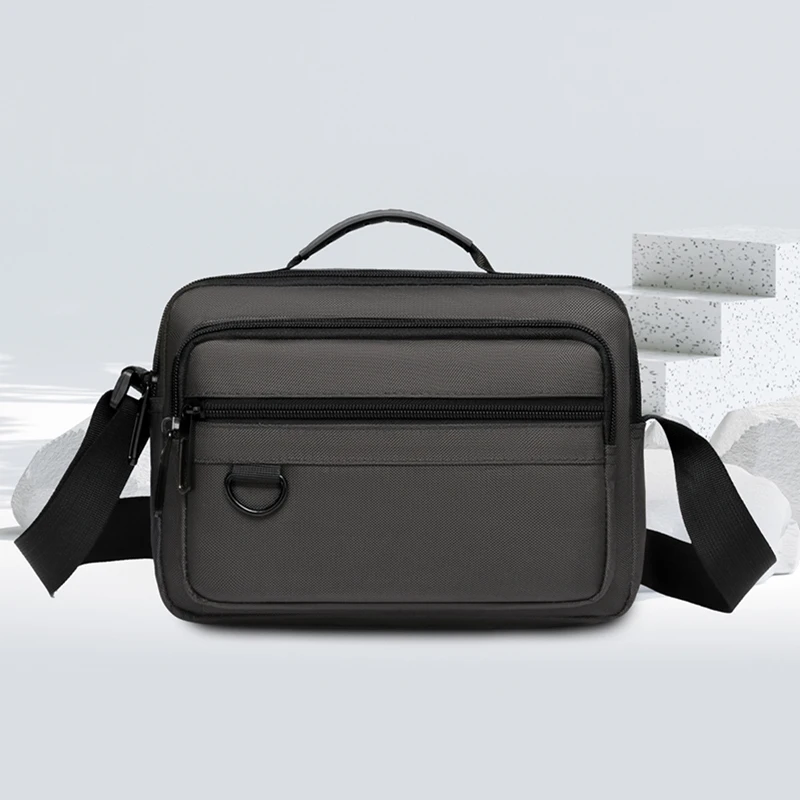 

Модная многофункциональная сумка через плечо, многокарманная сумка для хранения, мужская сумка через плечо, подходит для ежедневных прогулок, путешествий, бизнеса и т. д.