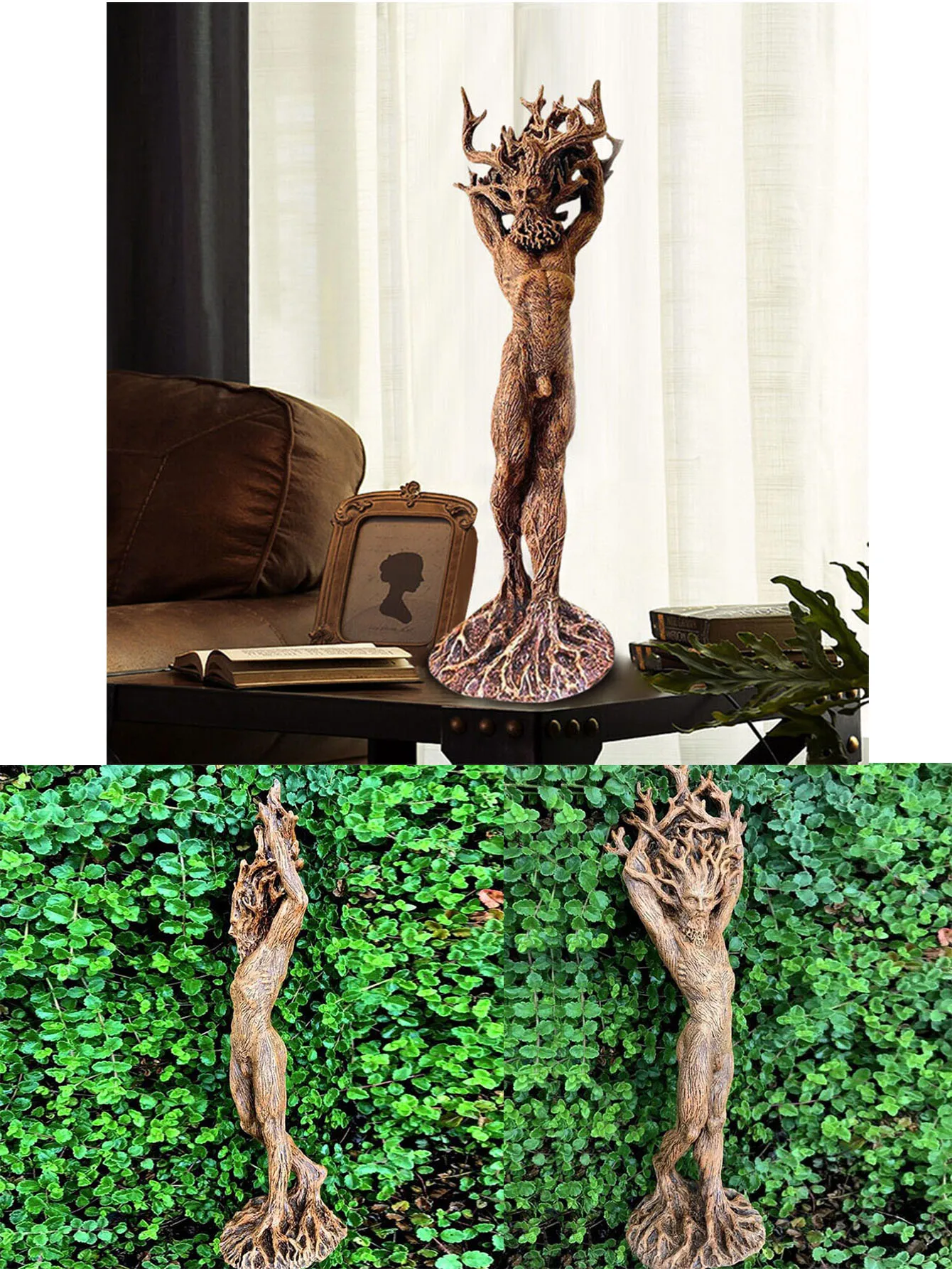 Hot Sale Tree Roots Forest Goddess Statue Resin Crafts Ornament Home Creative Tree Goddess Statue 3D Garden Statue Decoration