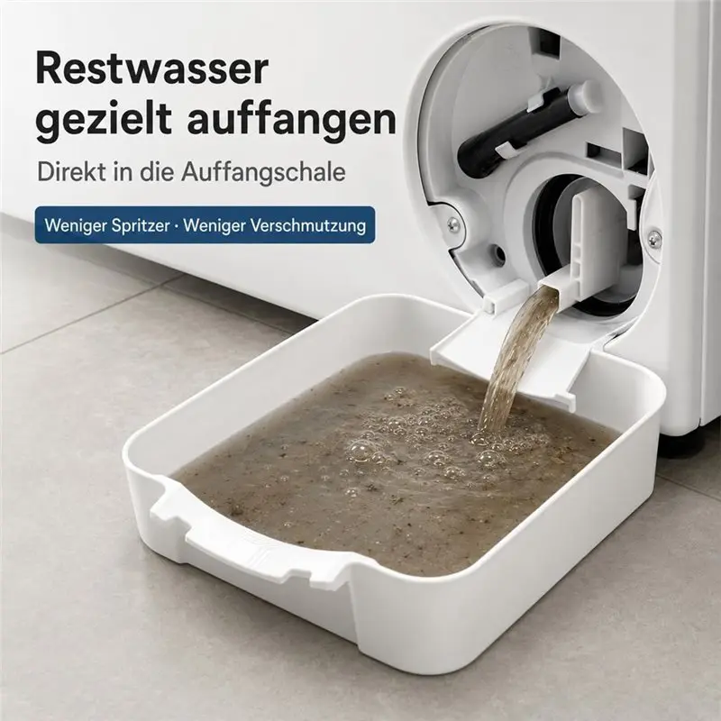 A52Q-Waschmaschinen-Auffangwanne für Frontlader-Waschmaschinen, Wasserauffangbehälter für Keller, Zuhause, Wohnmobil – Detail 6