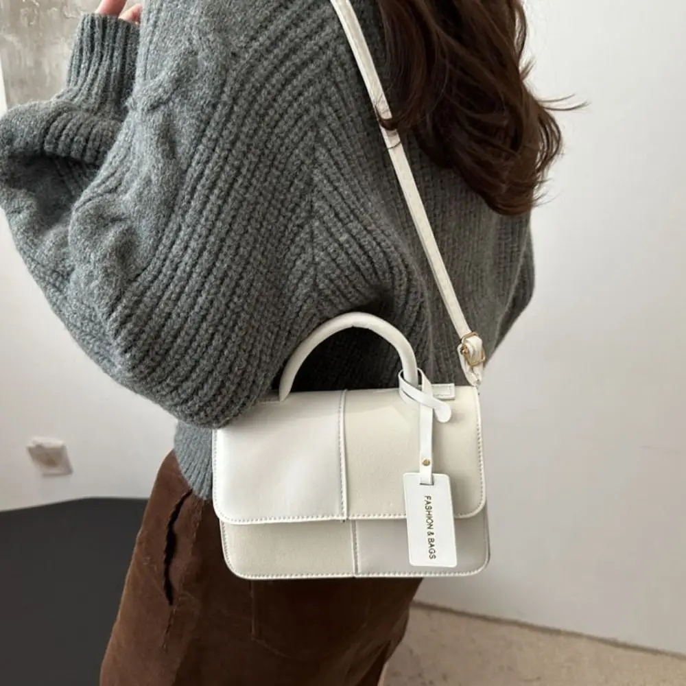 

Ins Color Blocking Женская сумка через плечо Портативная женская сумка через плечо из искусственной кожи в корейском стиле Большая вместительная маленькая квадратная сумка для девочек