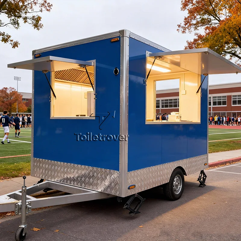 

Оптовая продажа коммерческих фудтраков-прицепов с круглой крышей, полуприцепов-фудтраков класса люкс, мобильных фудтраков для ночных рынков и уличной еды