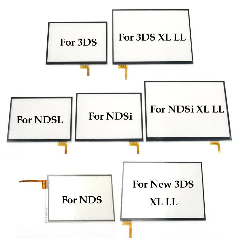 Imagen 3: Pantalla Táctil Digitalizadora de Repuesto para Nintendo DS Lite, para NDSL NDSi New 3DS XL LL, Panel de Vidrio, Repuestos para Reparación de Consola