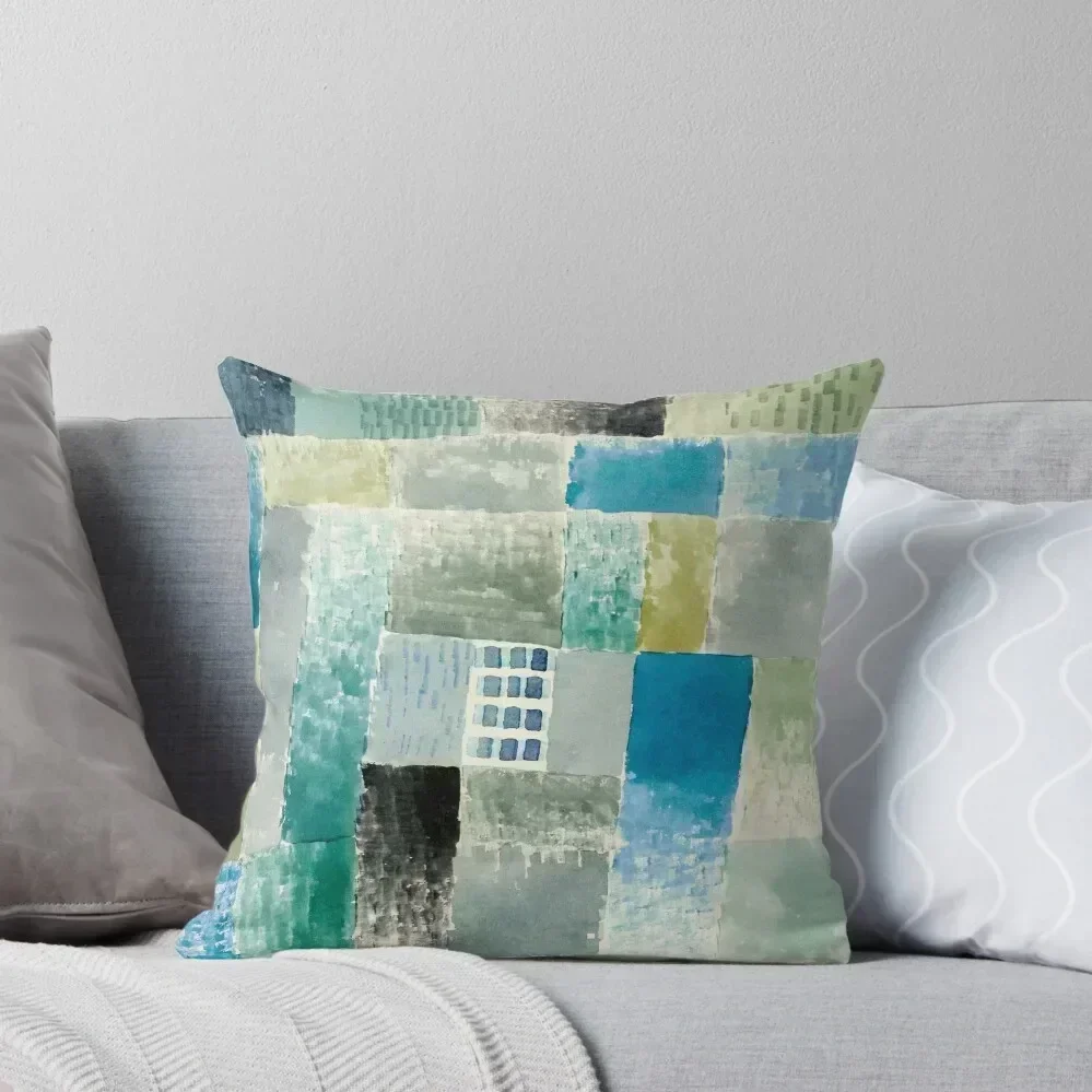 

Abstract Art Colorful Square Pattern Bohemian blue patchwork print Throw Pillow Anime Cushion Child pillow