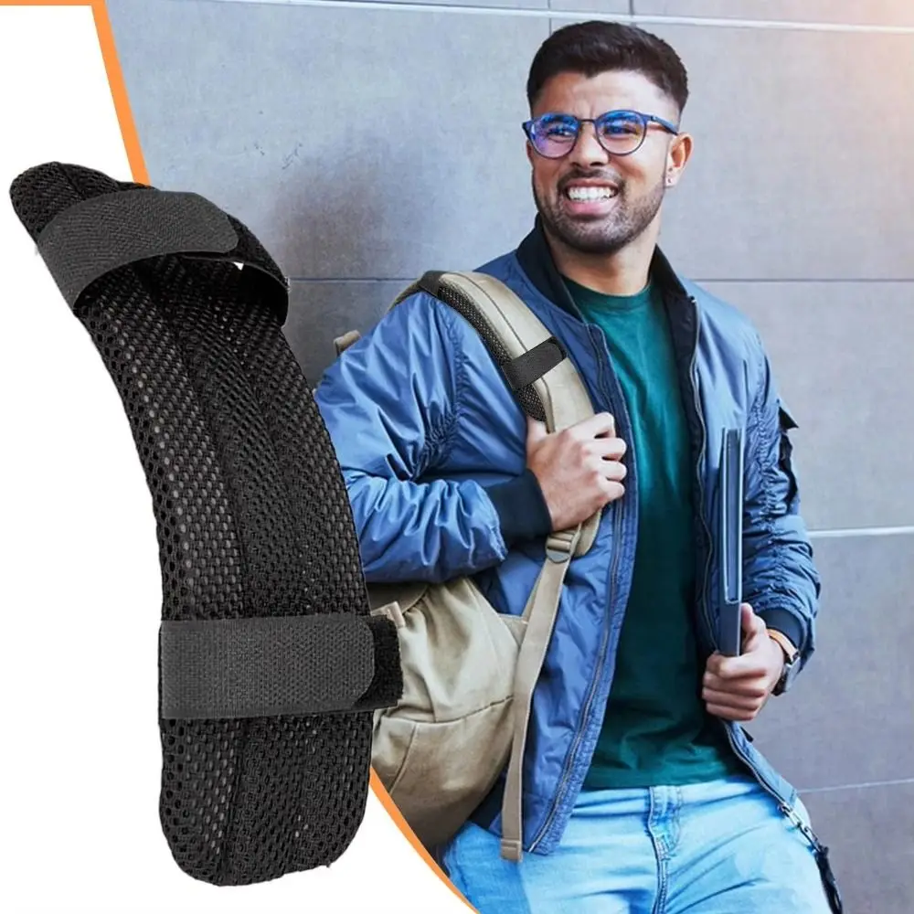 

1 Pair Breathable Shoulder Strap Pad Adjustable Anti-friction Outdoor Shoulder Pad Cushioning Protect Climbing Shoulder Pad