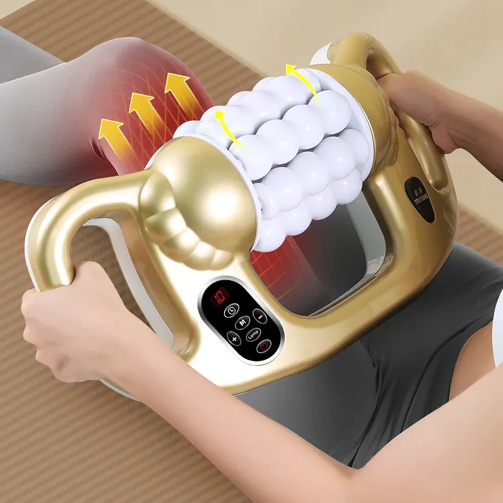 Wireless roller body massage lymphatic drainage vibration body sculpting fat loss device home use