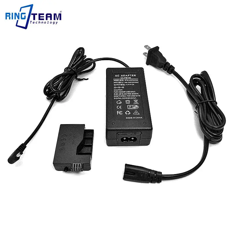 ACK-E5 AC Power Adapter Kit for Canon EOS Rebel XSi XS T1I 450D 500D 1000D Kiss F X2 X3 Digital Camera Replacement LP-E5