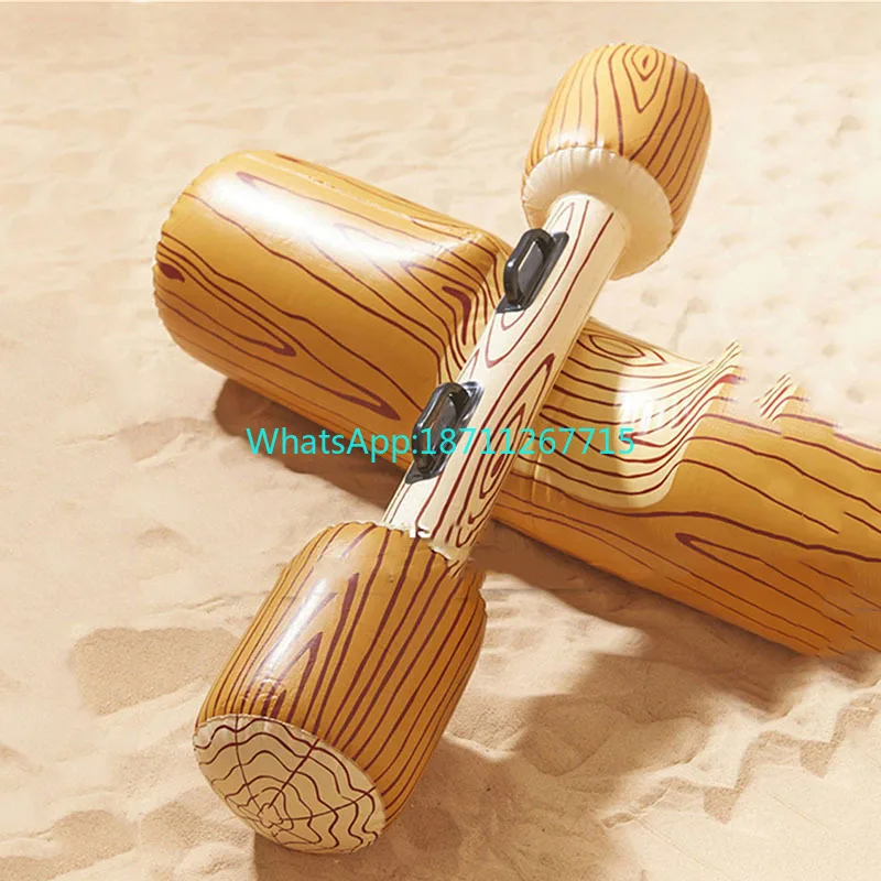 New water wood game inflatable stick, water sports game floating row
