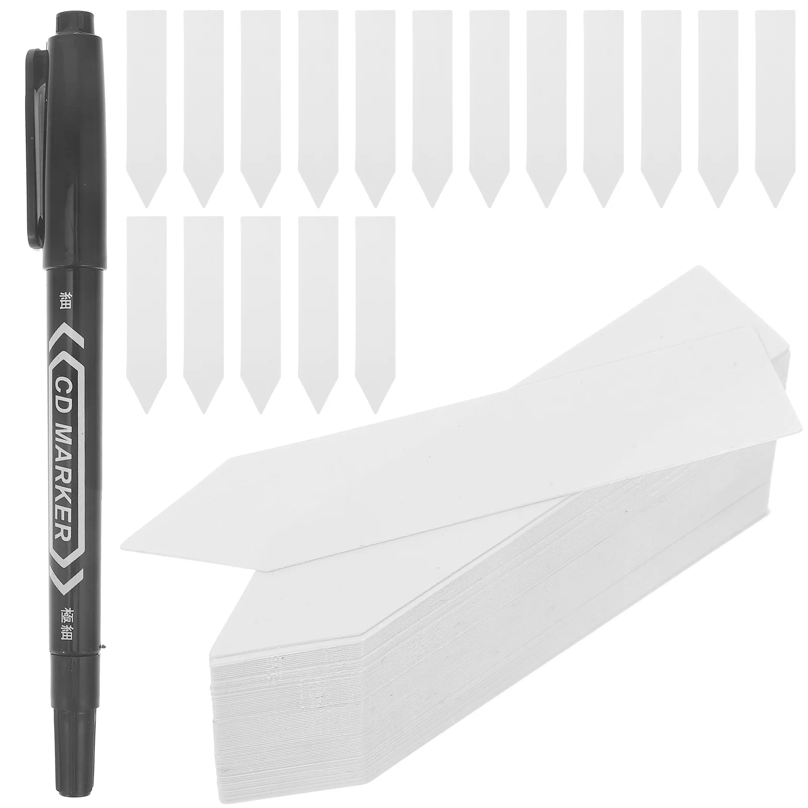 

1 set Plant Labels Set Plastic Garden Markers For Flower Succulent Tree Identification Outdoor Greenhouse Plant Tags Garden