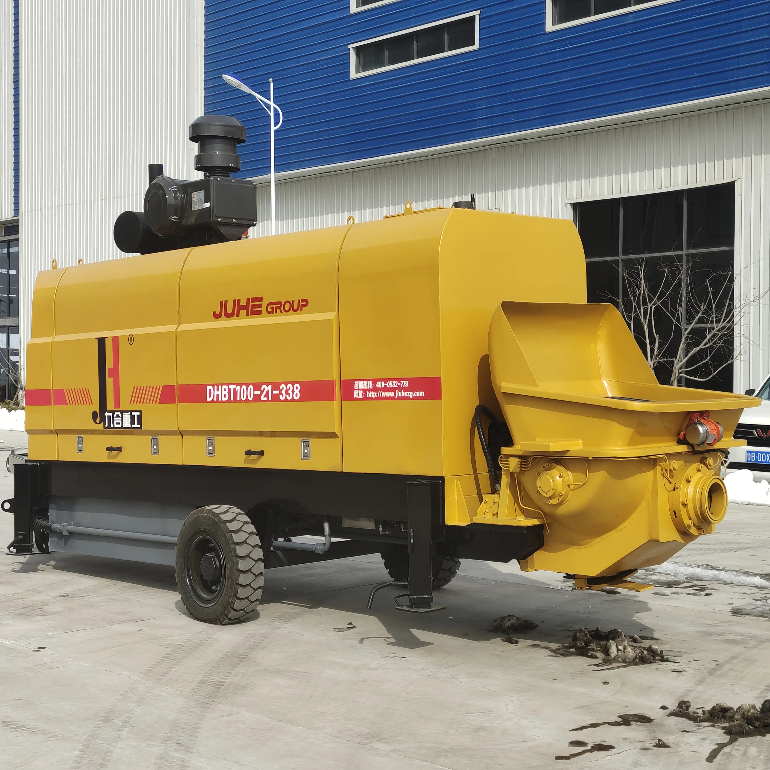 YG Customized Different Models Capacity Mini Mobile Price Diesel Engine Stationary Concrete Pump Trailer Mounted Concrete Pumps