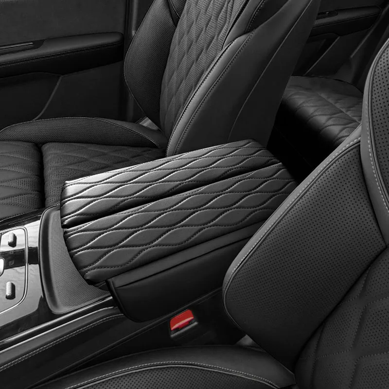 حار سيارة الجلود مركز وحدة التحكم مسند الذراع صندوق حصيرة غطاء مراتب مضاد للماء عالي الجودة ل BYD تانغ DMP/DMI/EV/DM 2021 2022 2023 2024 #5