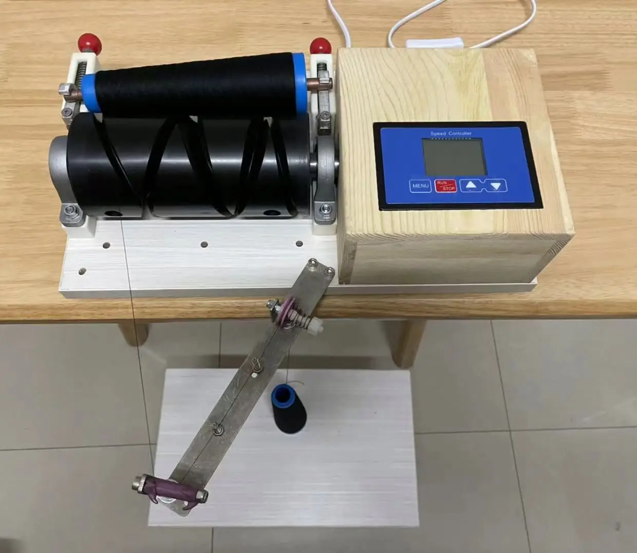 High-Speed Automatic One-Head Simplest Winding Machine Textile Industries New Used High Production Capacity Simple Yarn Winder