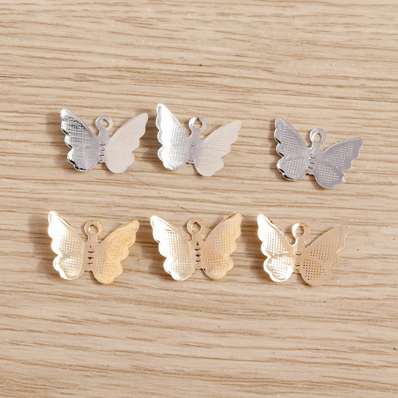 Tusember 100 Stück kleine Eisenblech-Anhänger in Form von Tauben für DIY-Ohrringe, Halsketten und Modeschmuckherstellung – Detail 25