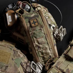 Tactical MED Pouch IFAK Pack First Aid Empty Rapid Deploy Pull Tab MOLLE Clip YKK Zipper Emergency Bag Hunting Vest Accessories