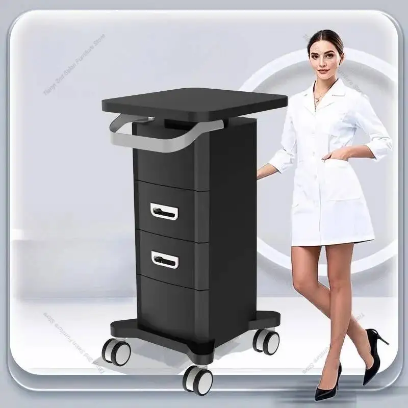 أعلى الشمال الصف عربة تسوق مانيكير أداة الرف الوشم صالون عربة الطبية تجميل صالون الأثاث Kosmetik Wagen FYST #3