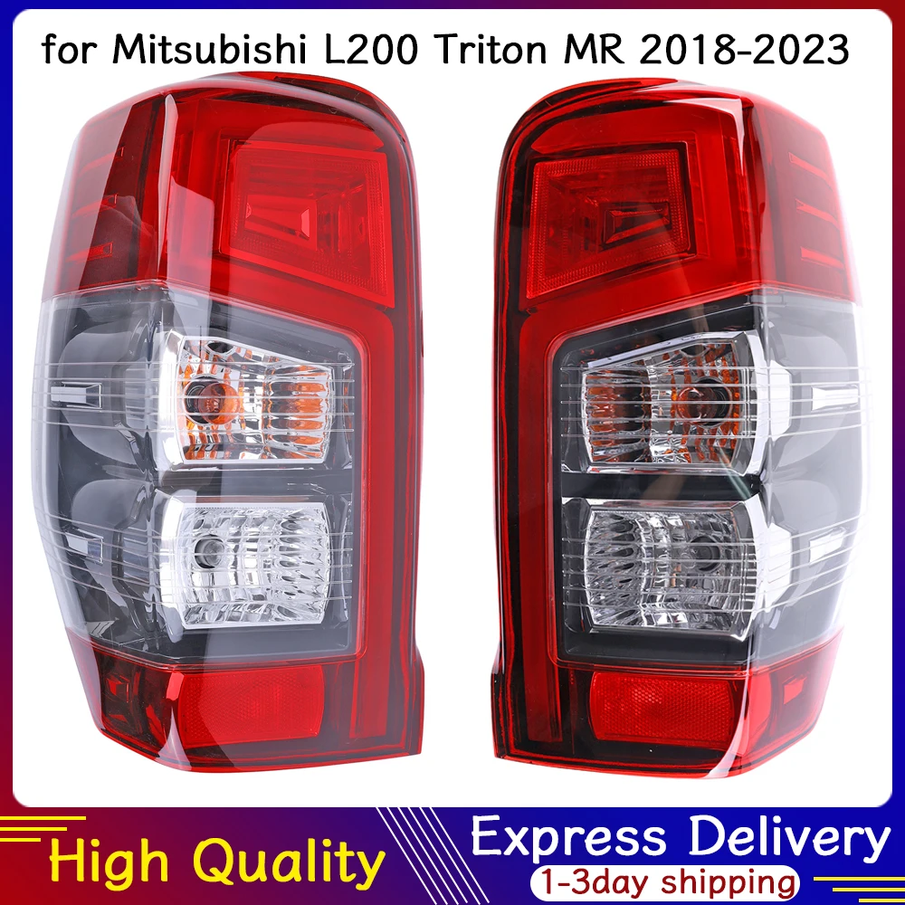 Left/Right for Mitsubishi L200 Triton MR 2018-2023 Tail Light Side Rear Brake Reverse Stop Lamp Car Accessories Tail Lamp Assy