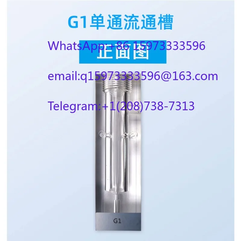 Universal Acrylic Flow Tank Electrode Sensor Flow Cell Residual Chlorine PH DO Probe Mounting Holder Water Testing Fitting