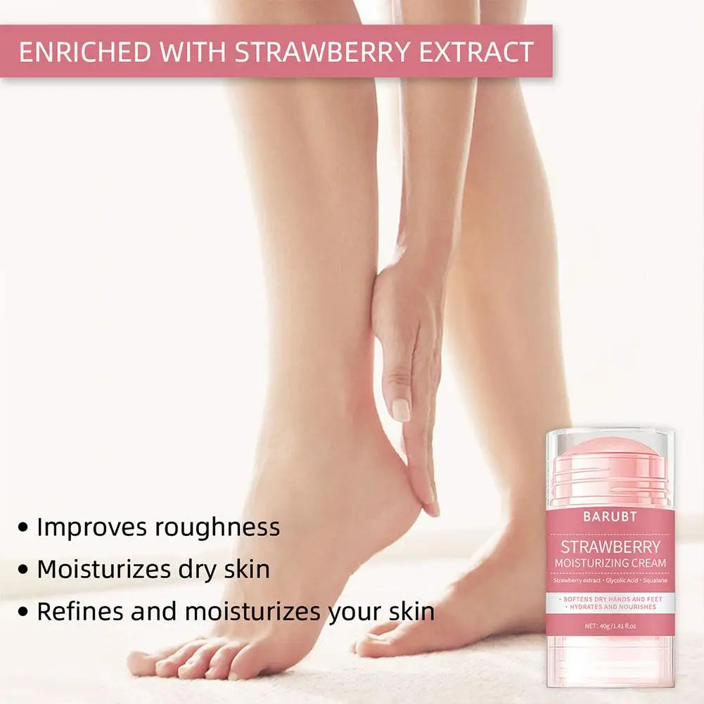 

60% Urea Plus 2% Salicylic Acid Foot Cream Moisturizer for Dry Cracked Feet Knees Elbows Hands - Heel Balm Stick Smoothing T6K5