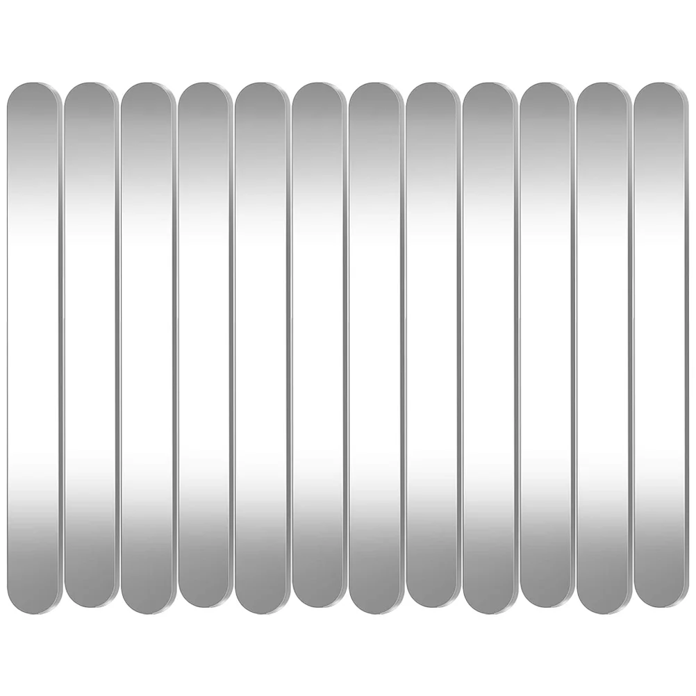 

12 Pcs Jewelry Blanks Bead Tray for Making Hooks Chain DIY Stainless Steel Bracelet Bangle Strip