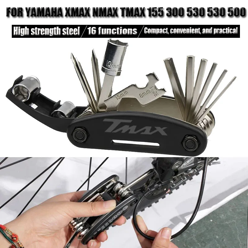 لياماها NMAX 125 155 XMAX 300 250 125 TMAX 560 TMAX 530 DX SX VMAX XMAX300 NMAX155 دراجة نارية متعددة أداة إصلاح مفك مسامير