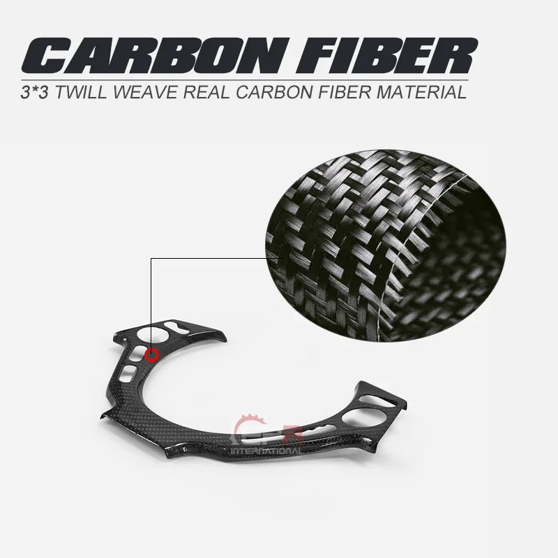 

SAAR Compatible with Nissan Z35 GTR Steering Wheel Carbon Fiber Modified Interior Upgrade Button Cover Sticker