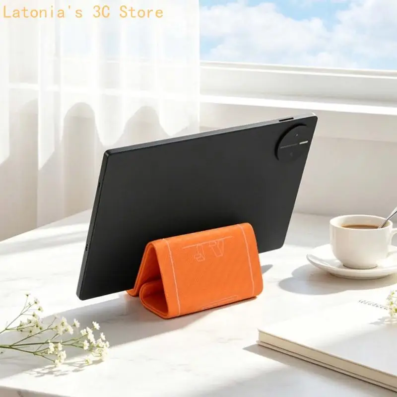 Adjustable Phone Stand for Desk, Folding Holder for Phone Tablet with Grip Texture for Daily Study and Office Use X3UB