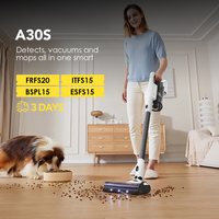 Tineco A30S Cordless Stick Vacuum Cleaner 60 Min Runtime 1L Dustbin Zero Tangle Brush PureCycle Tech LED Headlight