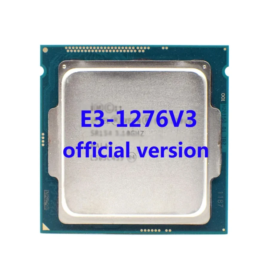 

E3-1276V3 Официальная версия процессора Xeon rocessor 3,6 ГГц 4-ядерный процессор 8M TPD 84 Вт FCLGA1150 для материнской платы H81/B85