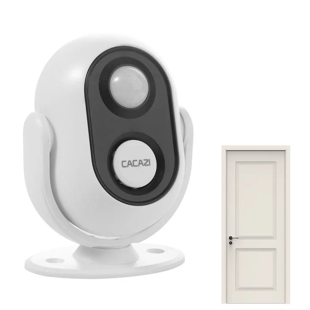 مع مستشعر الباب الإلكتروني يدور 360 درجة، أجهزة استشعار ترحيب مضادة للسرقة، متعددة اللغات مقاومة للماء