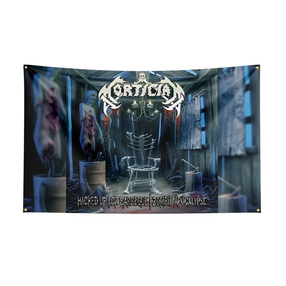 

3x5 Ft Heavy Rock Band-M-Morticians Flag Polyester Digital Printing Banner for Bedroom Wall Art Out Door Tapestry Decoration