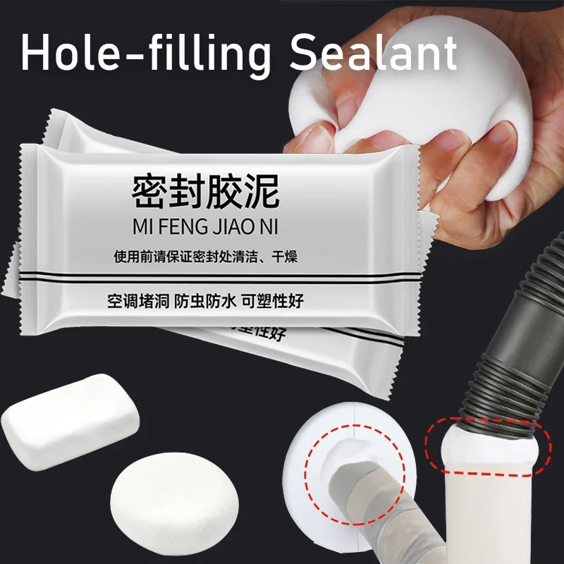 1/5pcs Waterproof Sealant,Multi-Purpose Hole Sealer for Wall Conditioning Drainage Pipes,Household Filling Pipe Sealing Paste