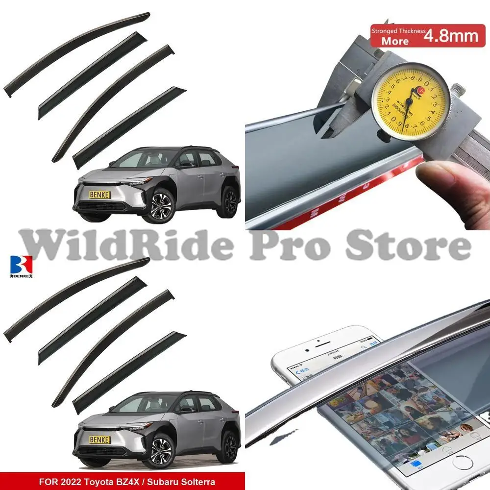 

1 set For Toyota BZ4X Custom Car Windshield Rain Deflector 4pcs Windshield Protector