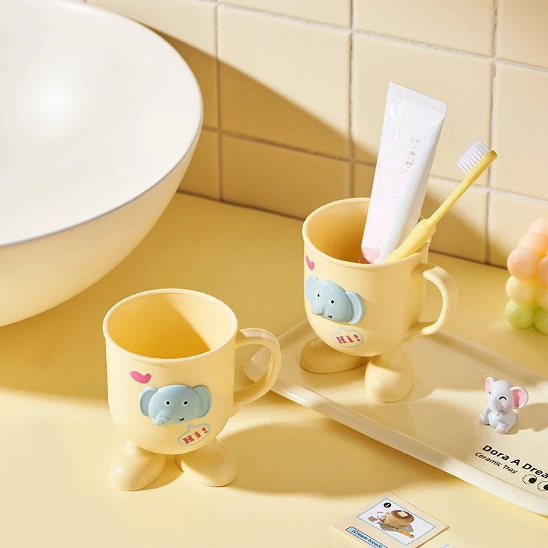 Cangkir Obat Kumur Penggunaan Rumah Cangkir Sikat Gigi Pasangan Perempuan Cangkir Sikat Cangkir Tangki Gigi Cangkir Cuci Kartun Lucu Anak-anak