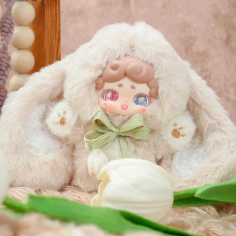 Luckydeernai Goodnight Little Rabbit V2 الجيل الثاني Secret Garden صندوق أعمى من القطيفة قلادة يدوية الصنع هدية دمية لطيفة مفاجأة