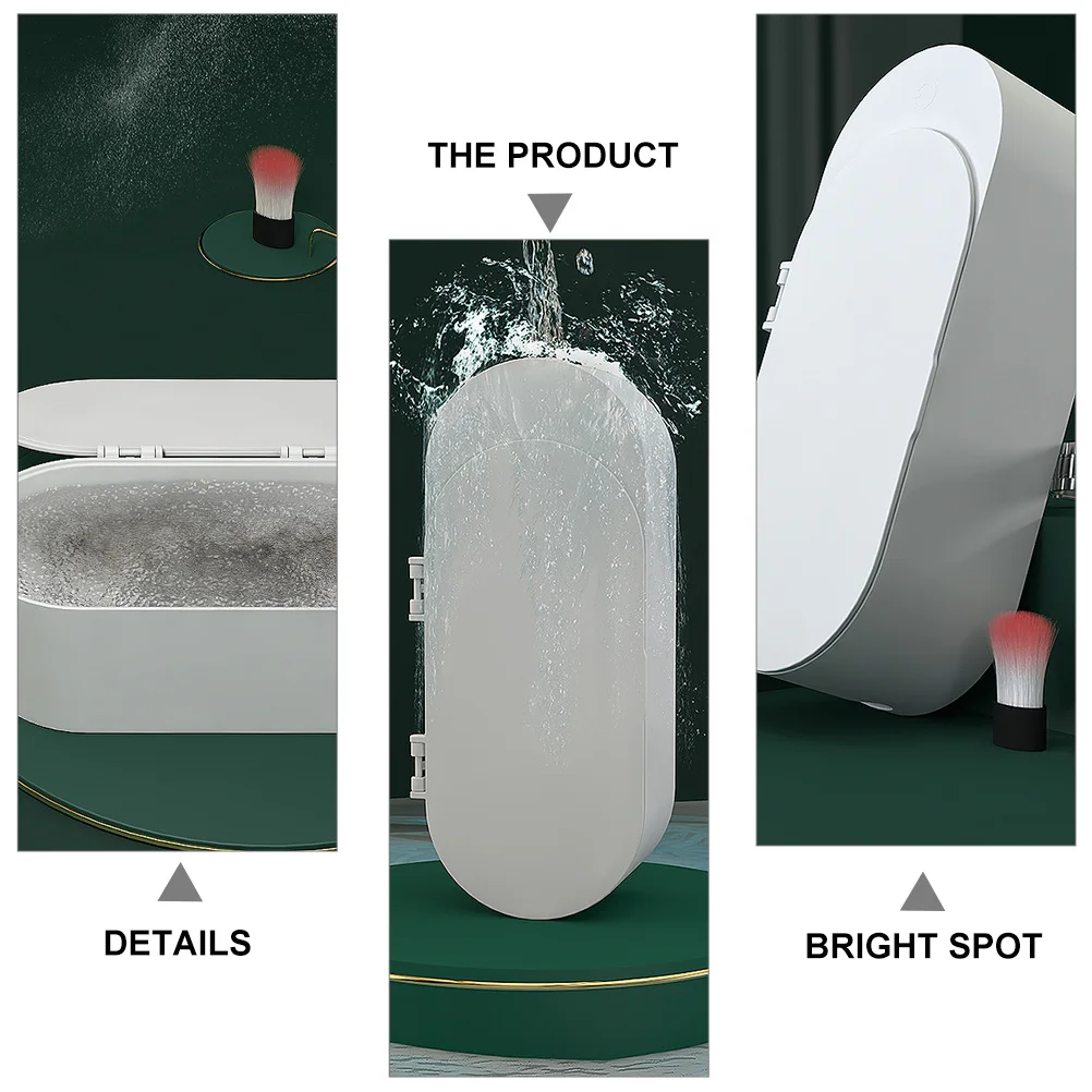 

1Pcs Ultrasonic Cleaning Instrument Small Watch Cleaner Household Jewelry Glasses Cleaning Device Scratch-Proof